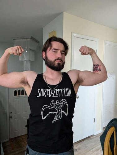 Customer photo review of SHRED ZEPPELIN Tank Top