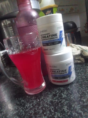 Customer photo review of Wellcore - Pure Micronised Creatine Monohydrate (122g, 33 Servings) Fruit Fusion