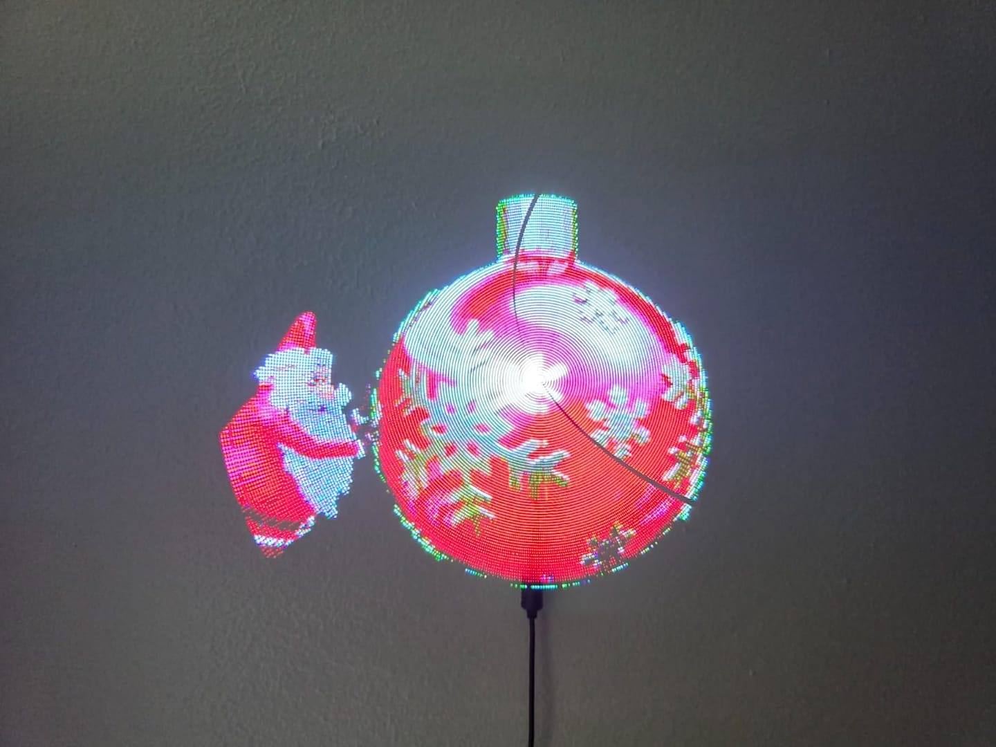 Customer photo review of 3D Holographic Advertising Fan