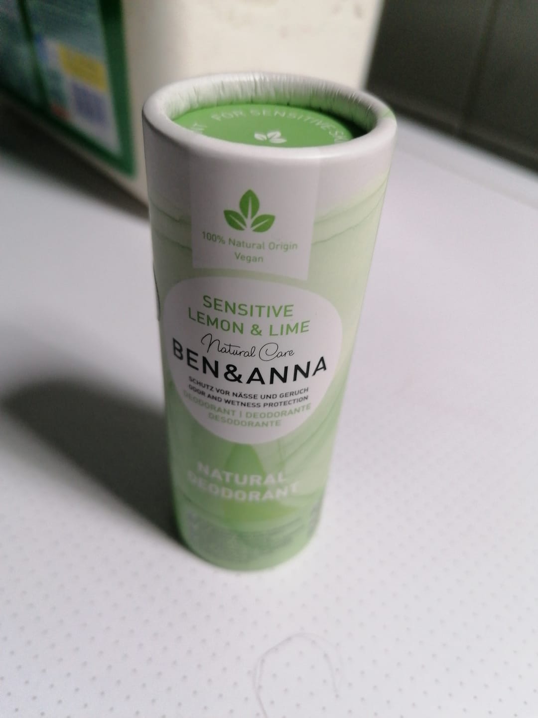 Customer photo review of DEO PAPERTUBE SENSITIVE – LEMON & LIME 40g