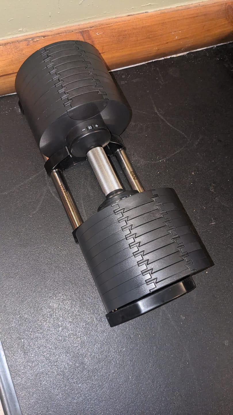 Customer photo review of MB PRO Adjustable Dumbbell 100lb