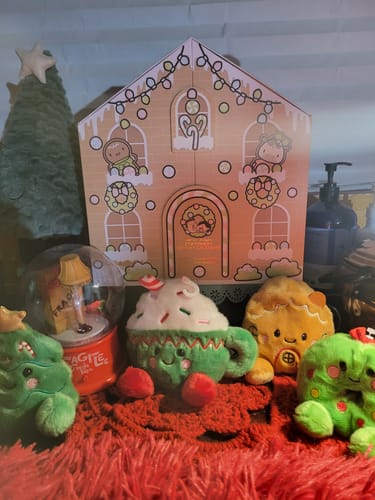 Customer photo review of Gingerbread Holiday Advent Calendar