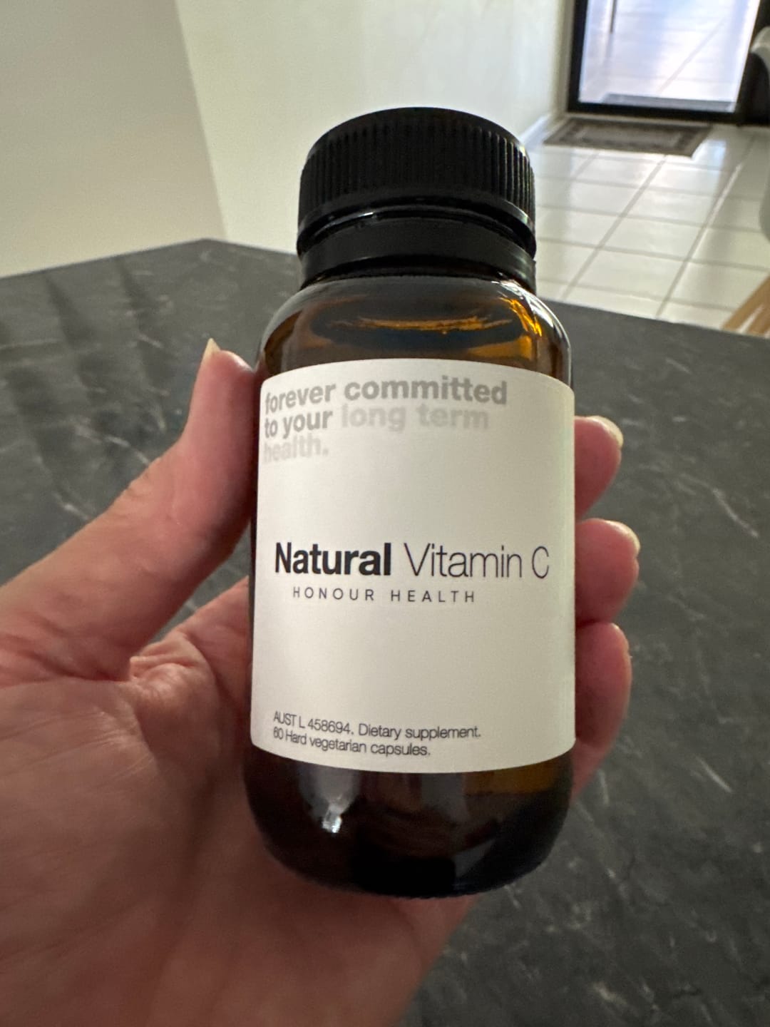 Customer photo review of Natural Vitamin C - 60 Capsules