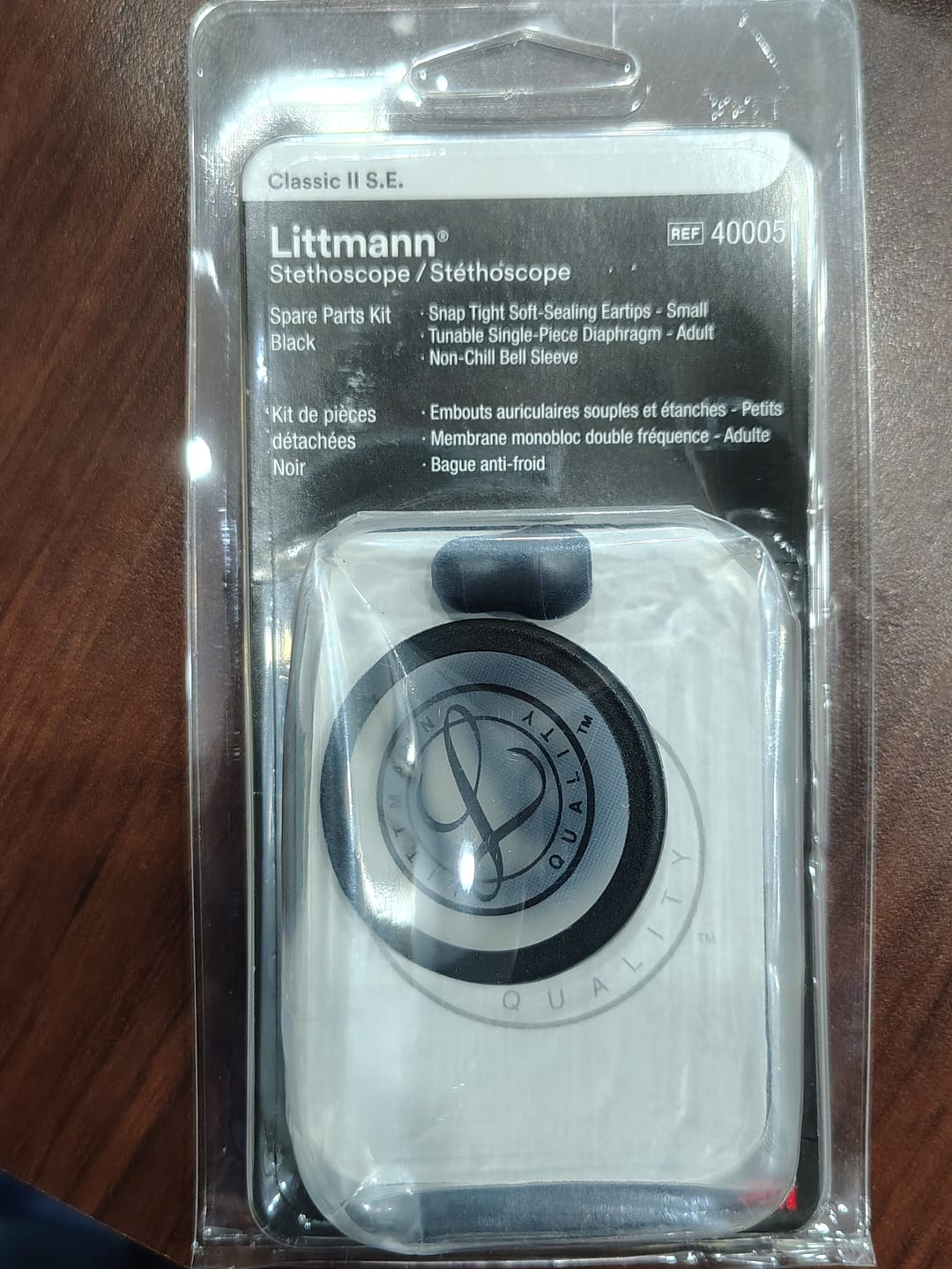 Customer photo review of 3M Littmann Stethoscope Spare Parts Kit - CORE Digital/Classic III/Cardiology IV - Black