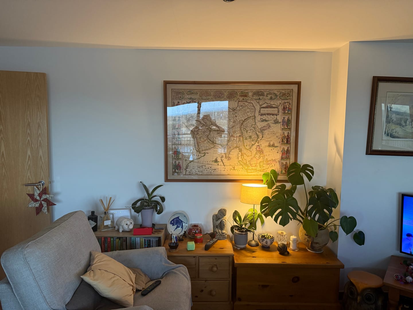 Customer photo review of Old Map of The Silk Road, 1640 by Willem Blaeu & The Unique Maps Co.
