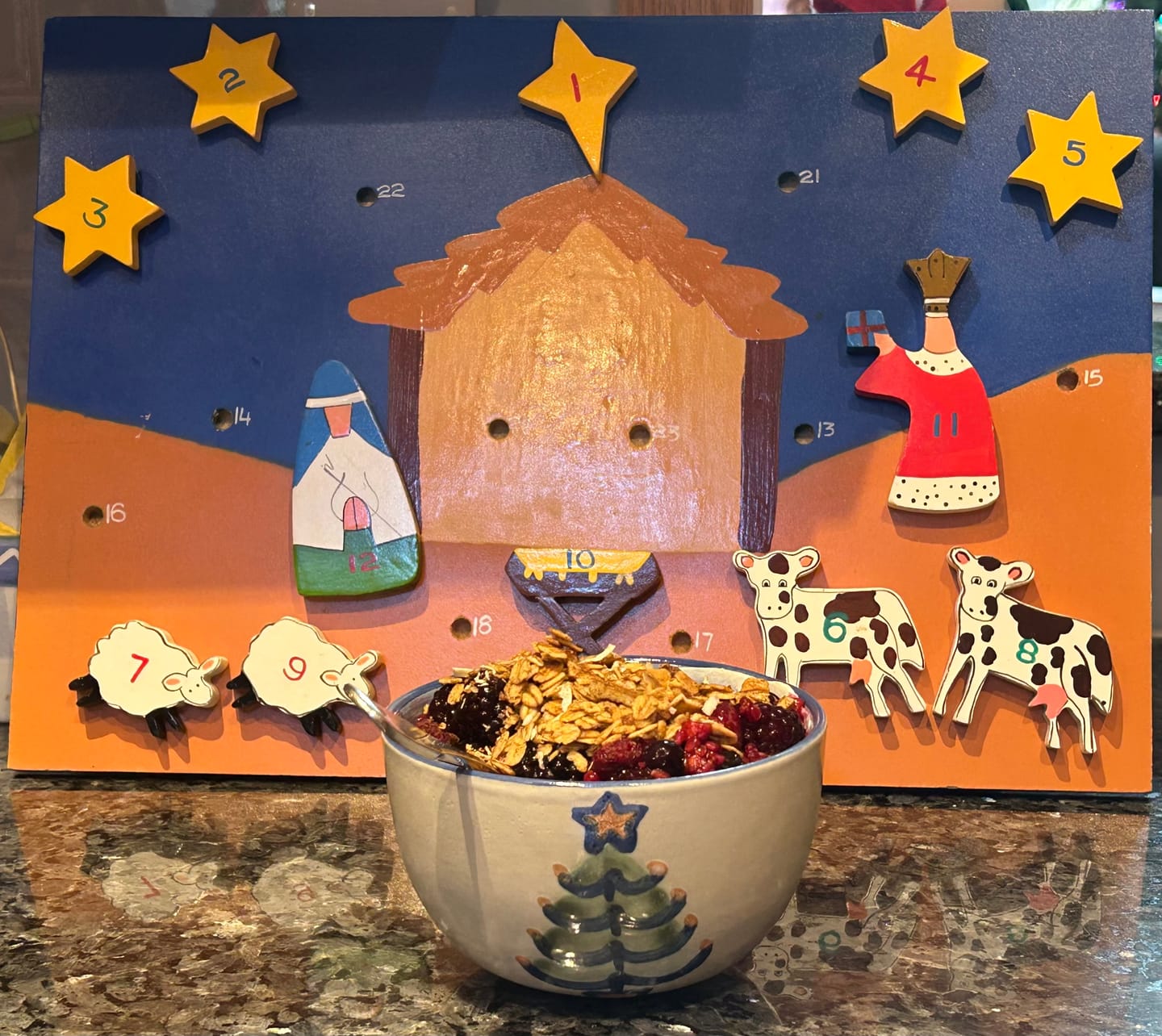 Customer photo review of Everything Bowl - Christmas Tree