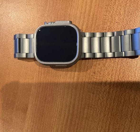 Customer photo review of Titanium Steel Strap for Apple Watch