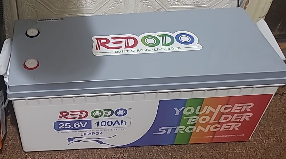 Customer photo review of 【Україна】0% ПДВ - Redodo 24V 100Ah акумулятор LiFePO4 глибокого циклу BMS 100A