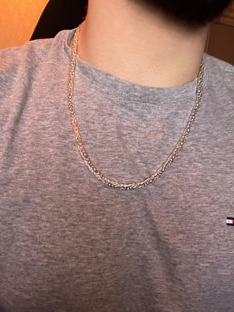 Customer photo review of Kejsarlänk Halsband 4.5mm - 925 Silver