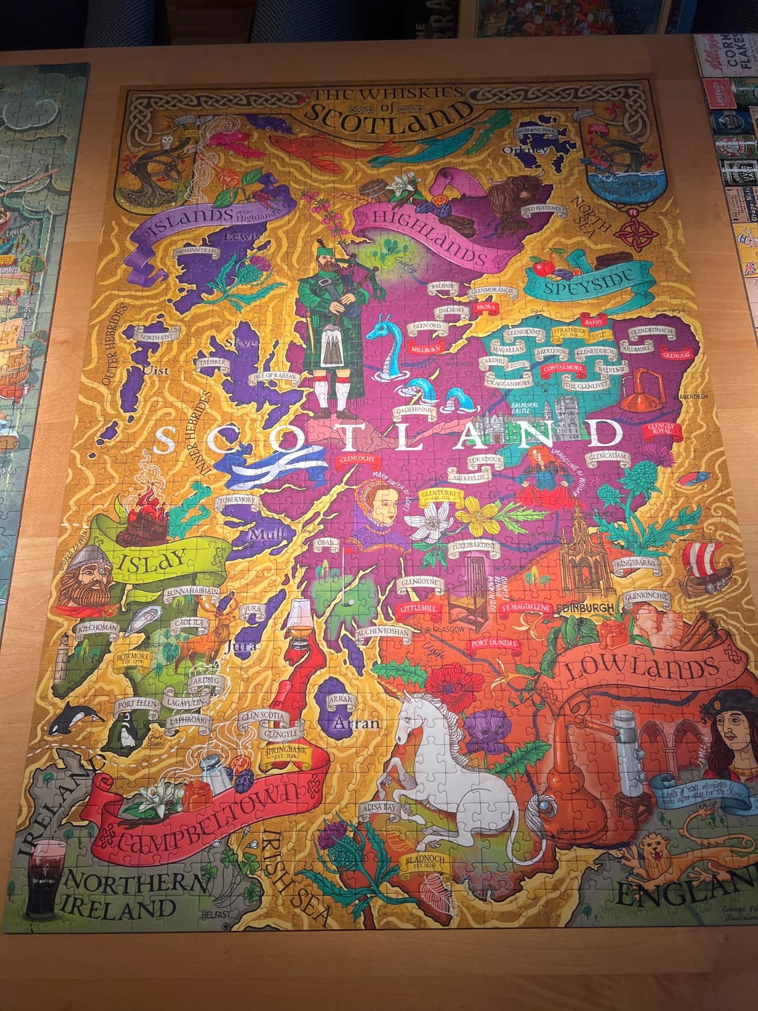 Customer photo review of Whisky Puzzle - Scotland