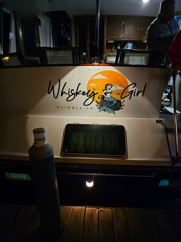 Customer photo review of Custom Digital Boat Name Logo Design