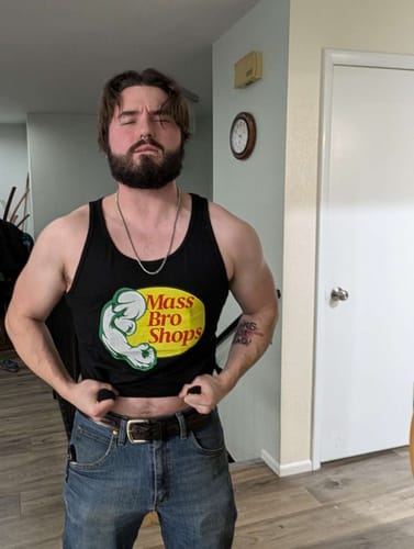 Customer photo review of MASS BRO SHOPS Tank Top
