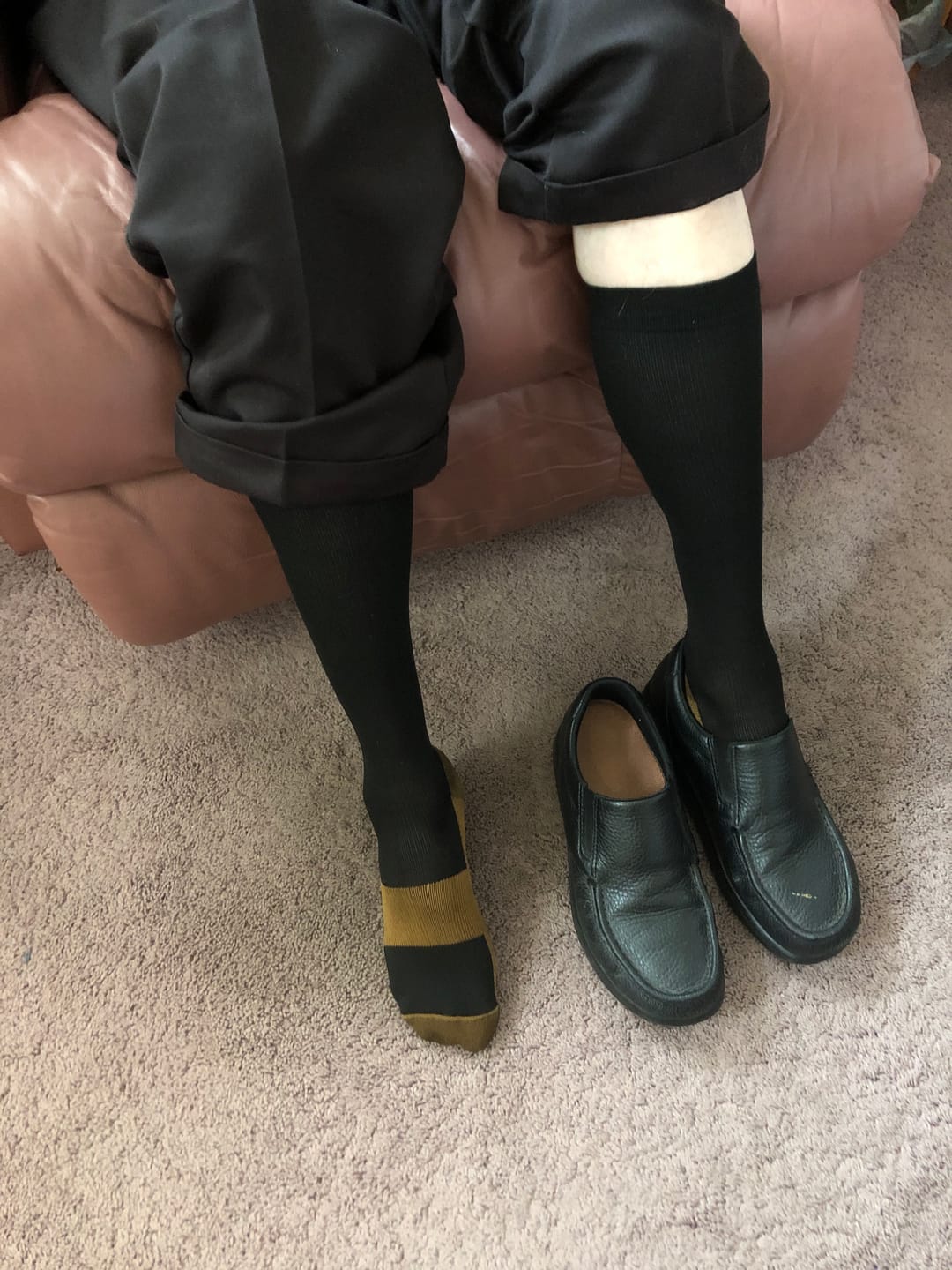 Customer photo review of Copper Compression Socks (3-Pack)