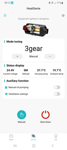 Customer photo review of Air Bluetooth Diesel Air Heater 5kW & 8kW 12V/24V