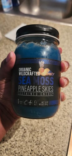Customer photo review of Pineapple Skies Sea Moss Gel