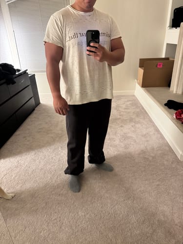 Customer photo review of Women's Fleece Jogging Pant - Yeezy Gap Engineered by Balenciaga - 3 Colors Available