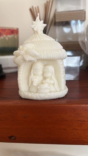 Customer photo review of Cera de Soya de Alto Punto de Fusión para Velas