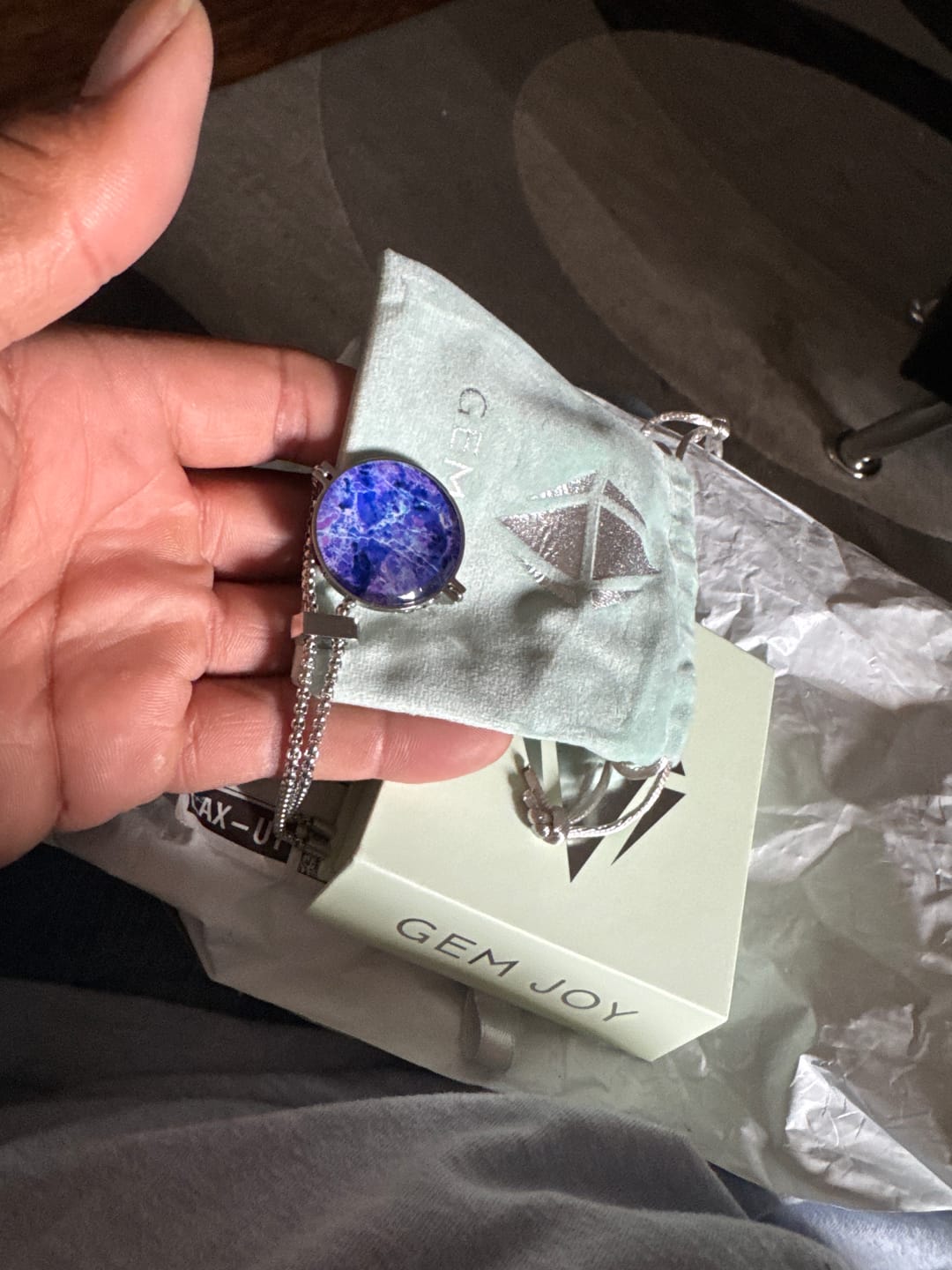 Customer photo review of To My Son "Never Forget" Dog Tag - Military Ball Chain fp2