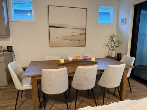 Customer photo review of Quiet Valley Abstract Canvas Art