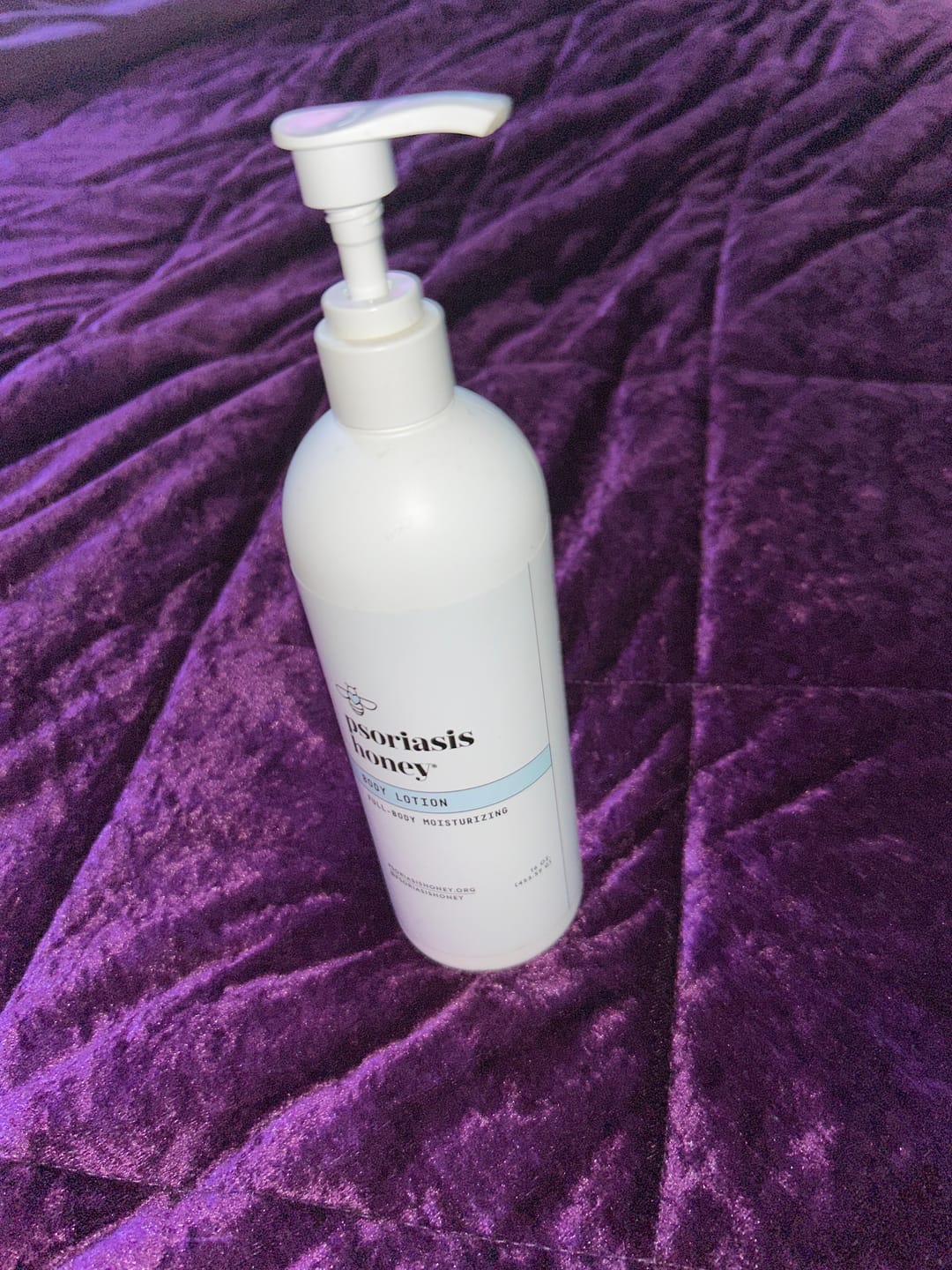 Customer photo review of Psoriasis Honey Daily Moisturizing Body Lotion