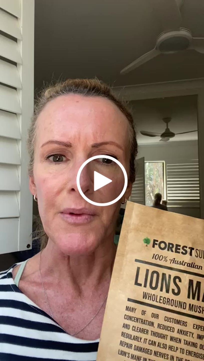Customer video review of Lions Mane Whole Mushroom Capsules