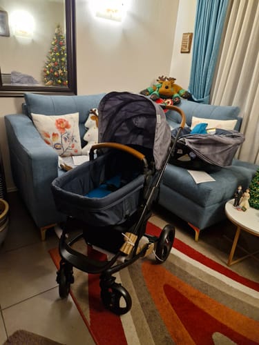 Customer photo review of Coche Cuna travel system Nexus Turquesa
