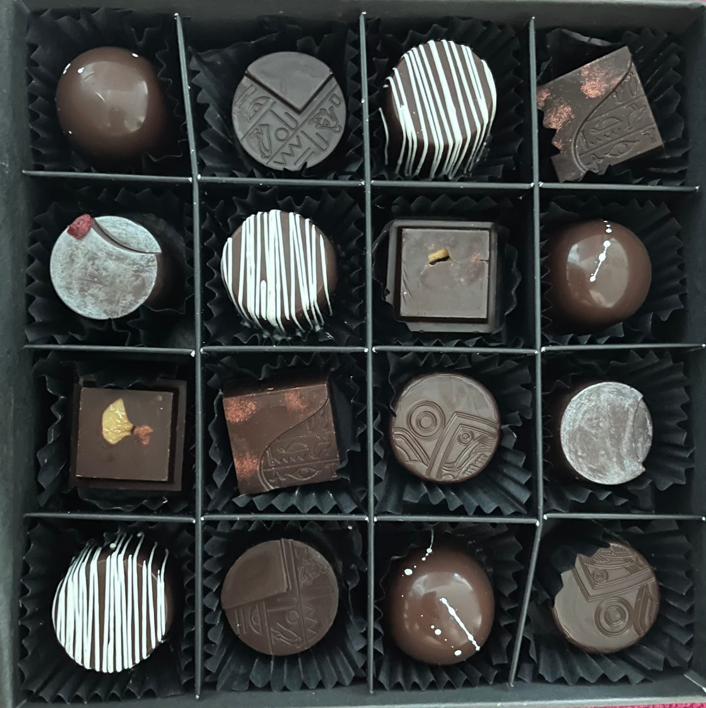 Customer photo review of Dark Chocolate Assortment