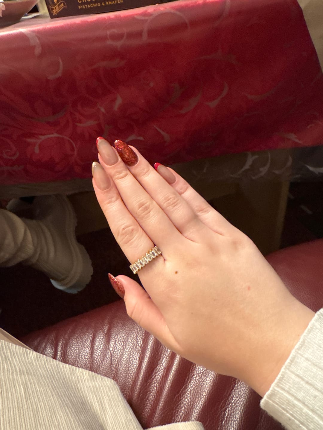 Customer photo review of Sparkle Deluxe Ring | 18K vergoldet