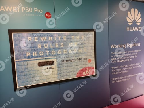 Customer photo review of Photo Mosaic Wall
