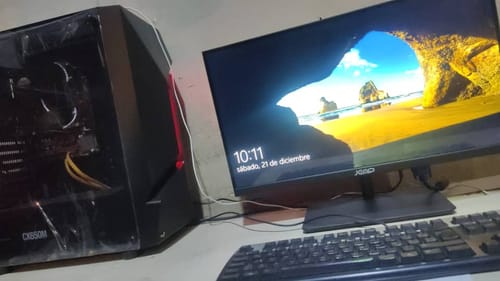 Customer photo review of Monitor Jemip 21.5" JP100-2151 1920x1080/ FHD 100Hz/ VA/ HDMI-VGA/ Color Negro
