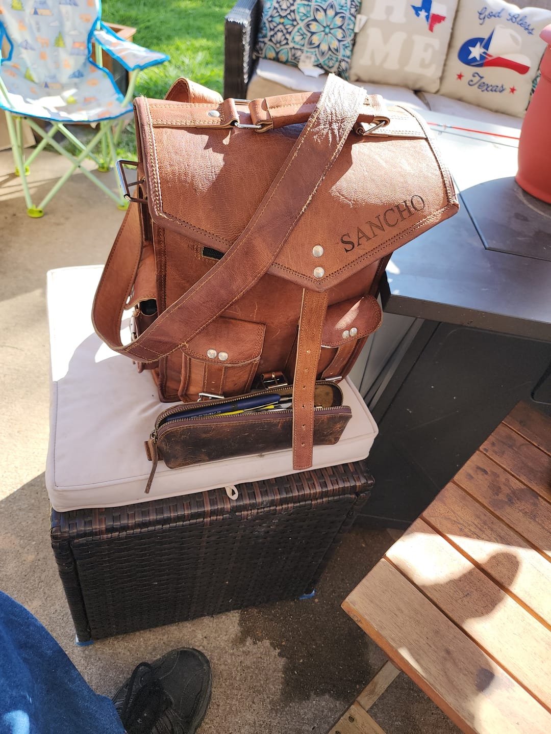 Customer photo review of Monogramming Leather Bags Fees