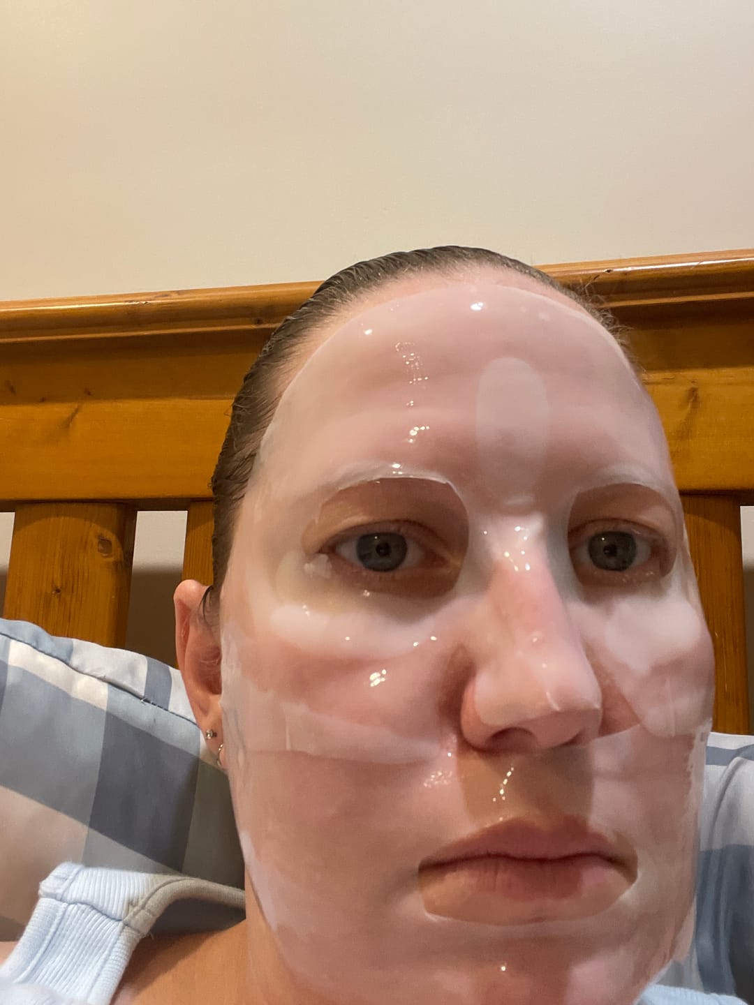 Customer photo review of The Naked Skin Bio-Collagen Mask