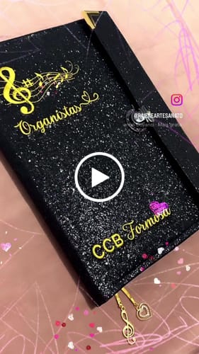 Customer video review of SHINE GLITTER 0,8MM COM FUNDO SPUN COR PRETO