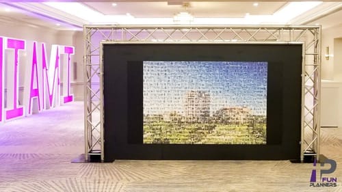 Customer photo review of Photo Mosaic Wall