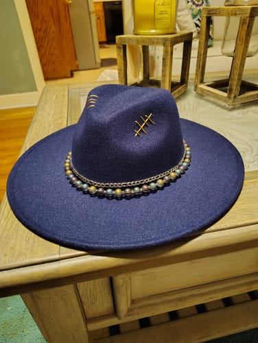Customer photo review of Tori Wide Brim - Red