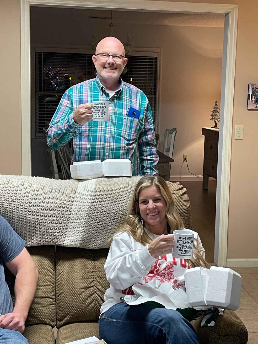 Customer photo review of Being Your Mother-In-Law Christmas Gift 2024 11oz Unique Coffee Cup Mug