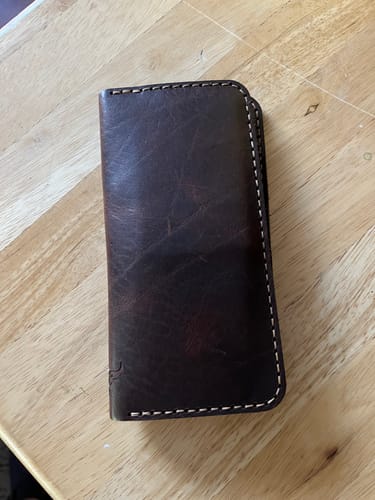 Customer photo review of The Houstonian Long Wallet