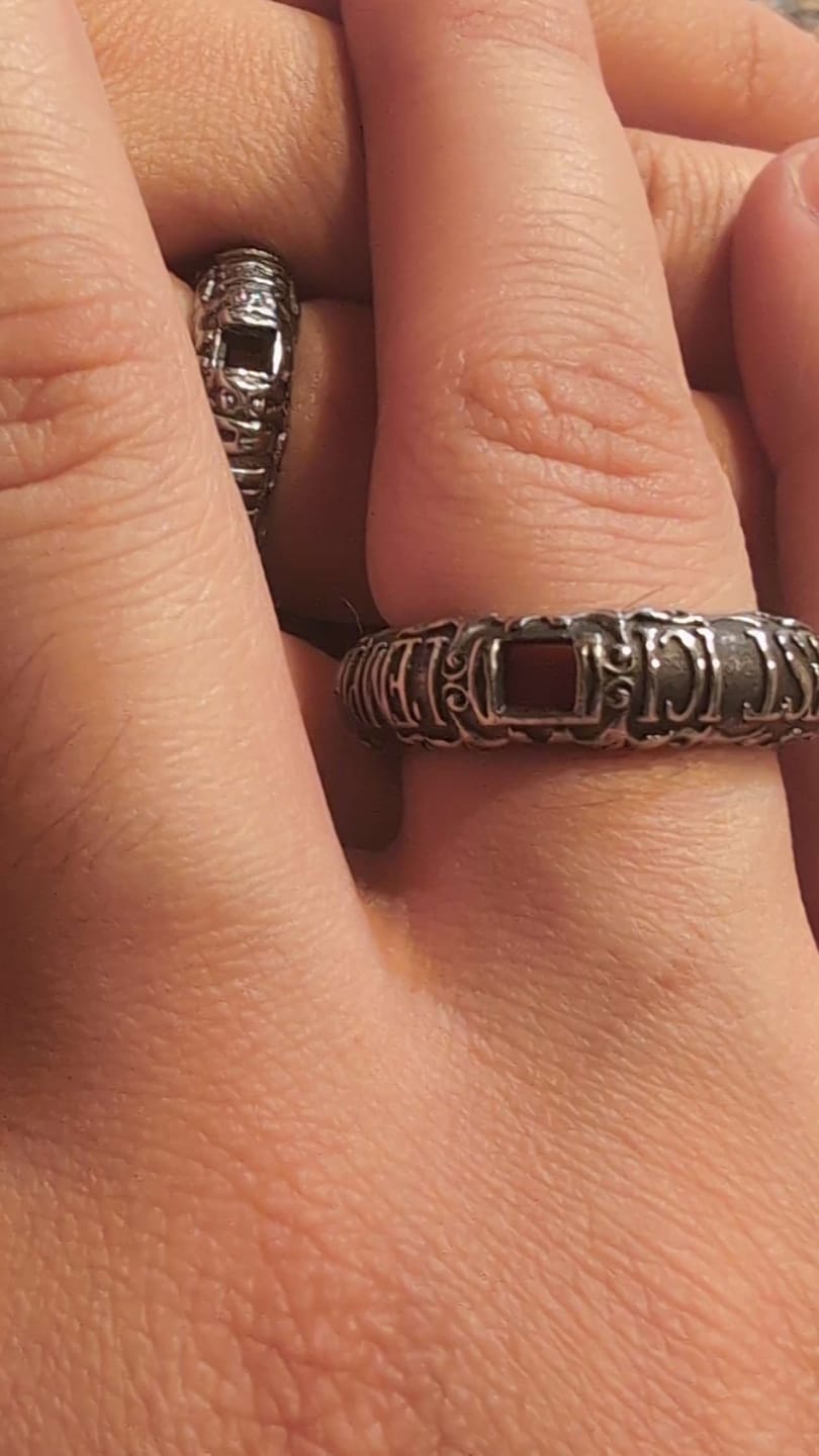 Customer photo review of UPGRADED CATACOMBS RING