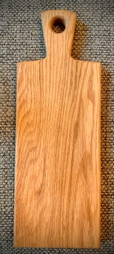 Customer photo review of Mini Handles - Acrylic Router Templates For Cheese Boards