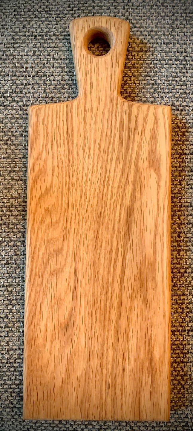Customer photo review of Mini Handles - Acrylic Router Templates For Cheese Boards