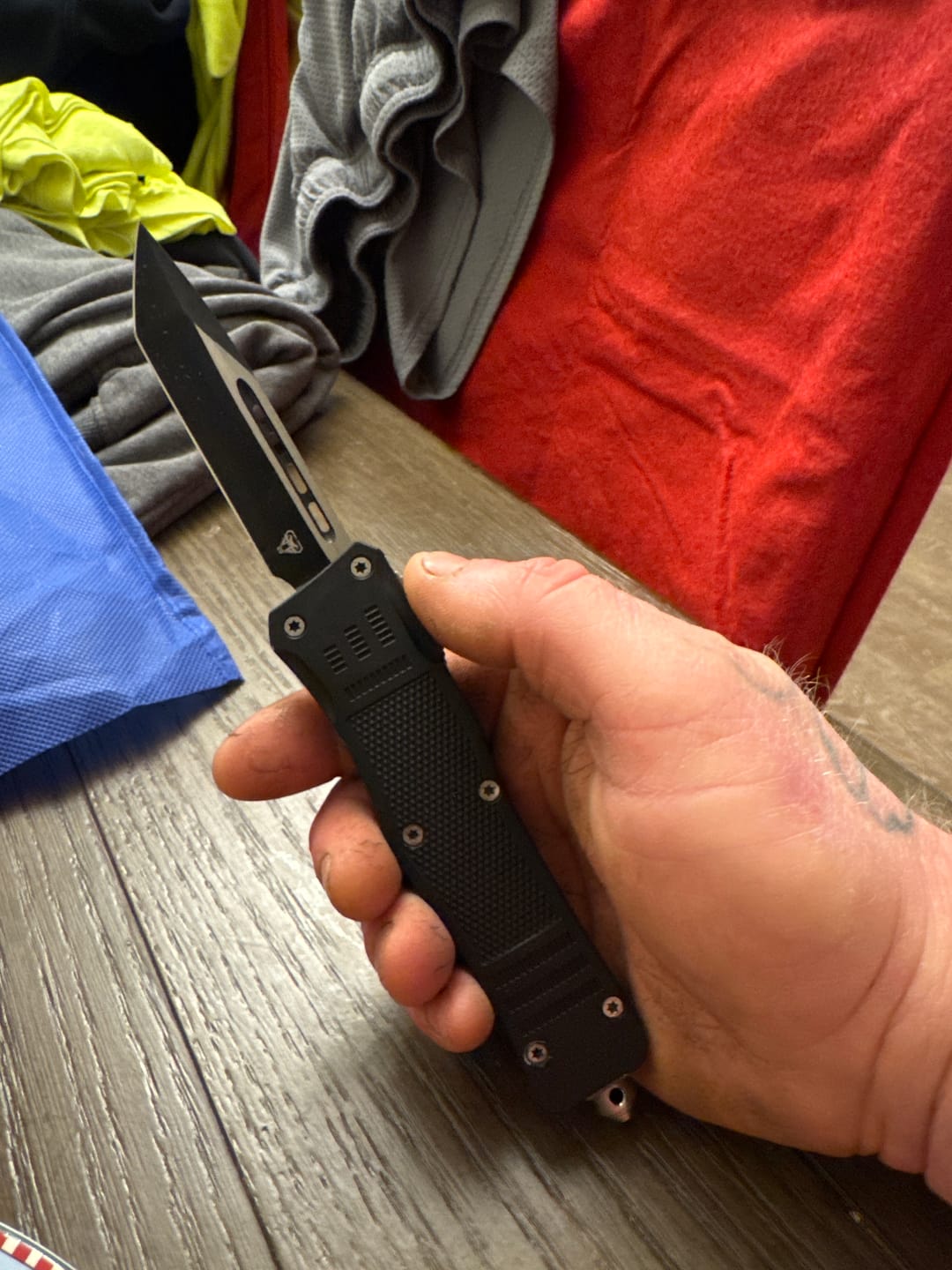 Customer photo review of 50% OFF Black Phantom D/A OTF (Multiple Blade Styles Available)