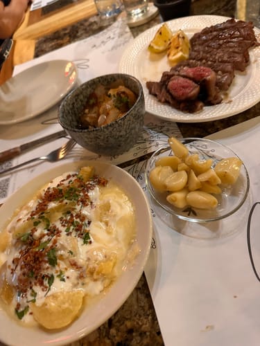 Reseña con foto de un cliente sobre Rib Eye Steak Black Brangus