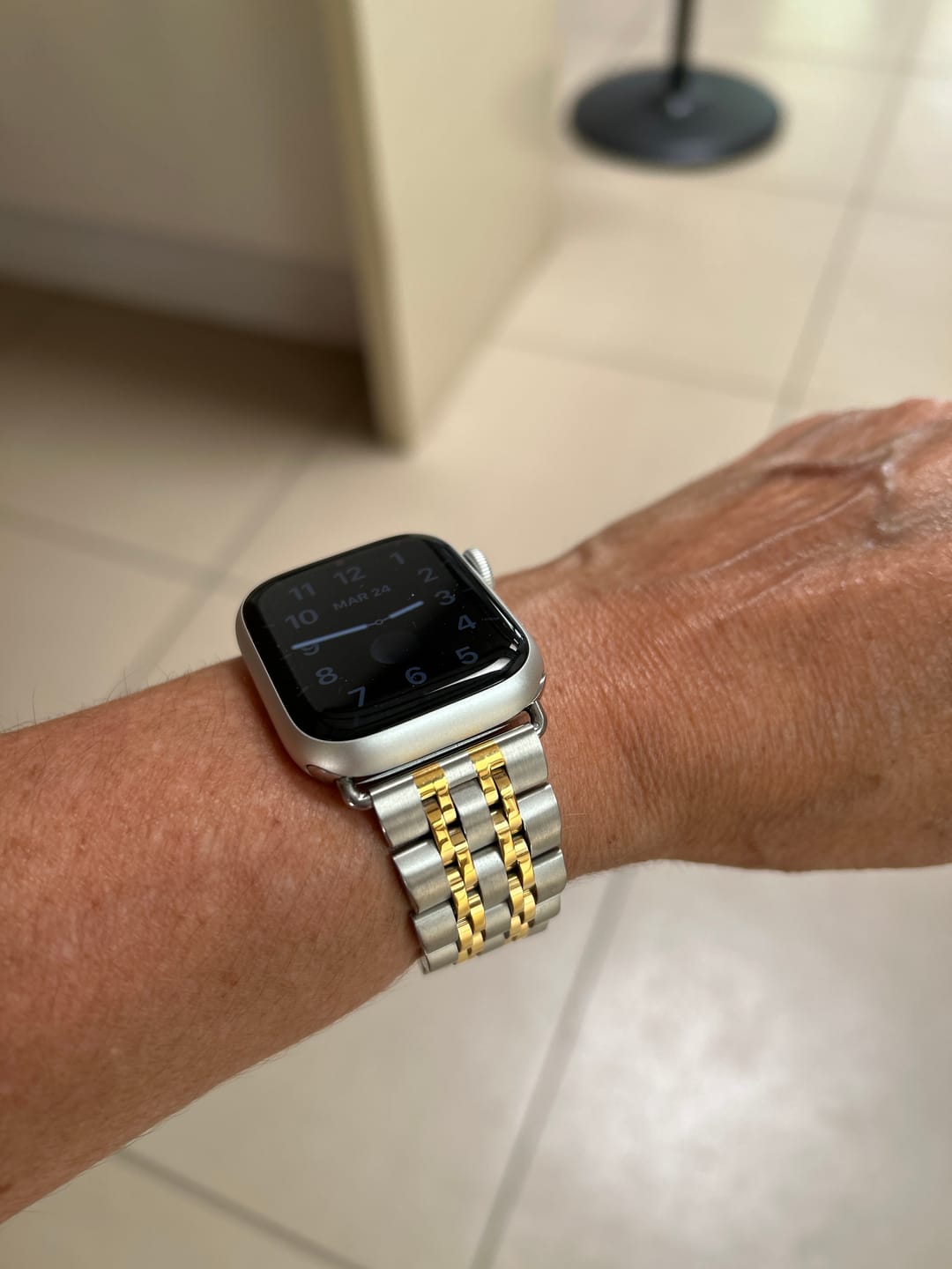 Customer photo review of Themis Stainless Band