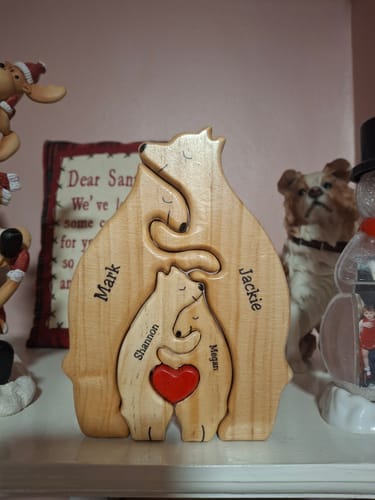 Customer photo review of Personalized Bear Familiy