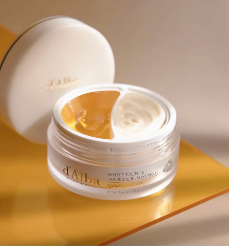 Customer photo review of Pretnovecošanās krēms ar baltām trifelēm d'Alba White Truffle Double Serum & Cream