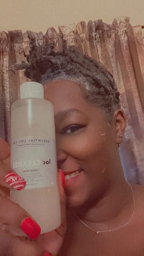 Customer photo review of Cleanse: Loc Shampoo 8oz.