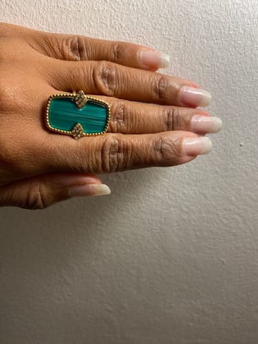 Customer photo review of BAGUE bouclier de la foi (verte)