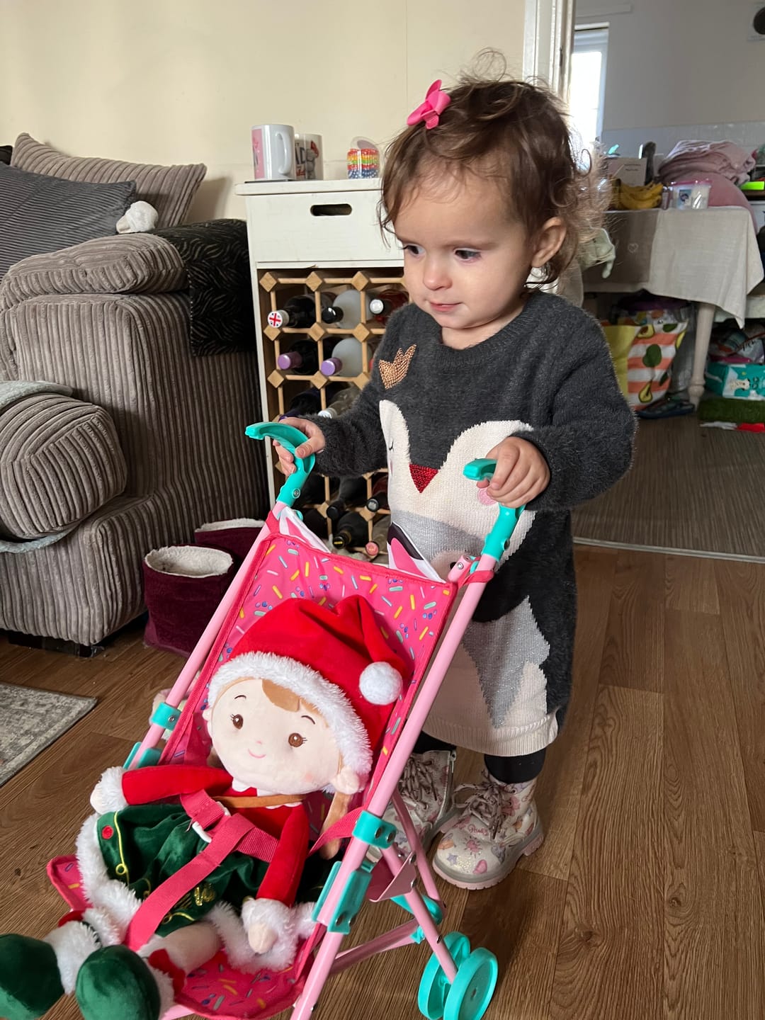 Customer photo review of Personalized Natalie the Elf - Christmas Special