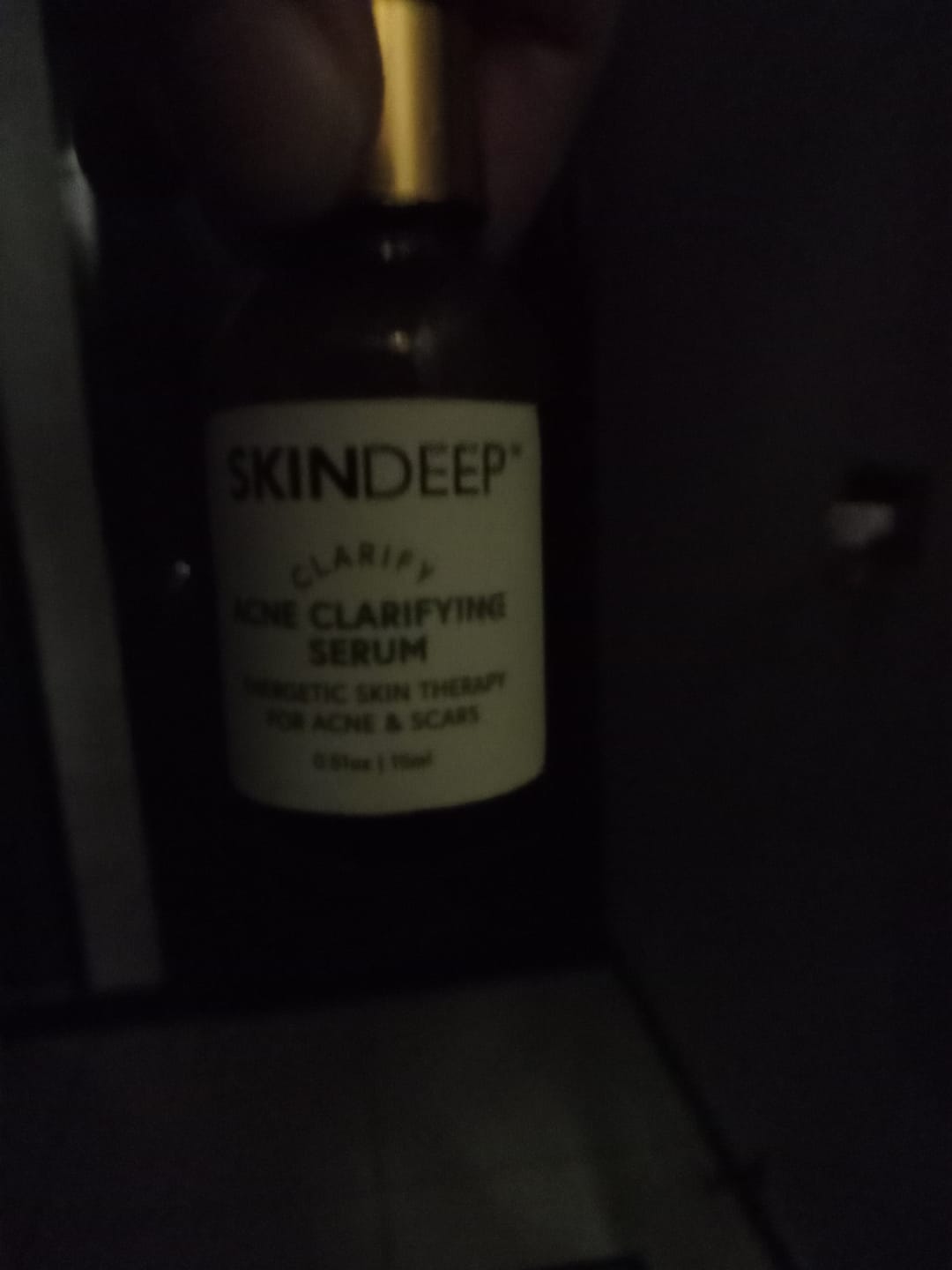 Customer photo review of ACNE CLARIFYING SERUM - Energetic Skin Therapy for Acne & Scars