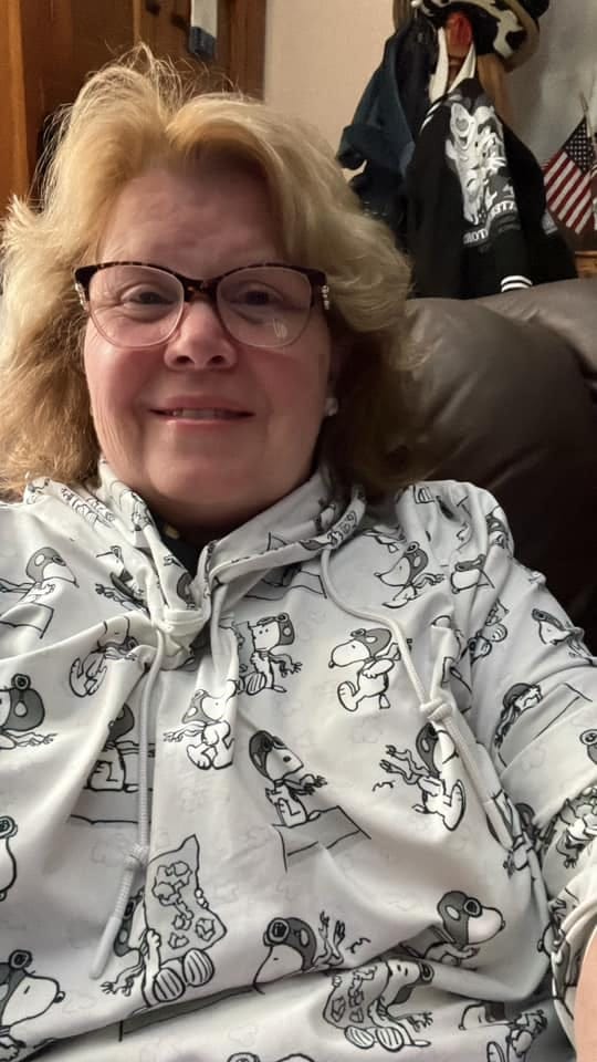 Customer photo review of Peanuts "The Flying Ace" – Performance Hoodie